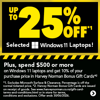Up to 25% Off Selected Windows Laptops